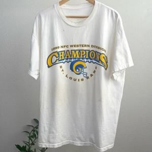 1999 Nfl Football St Louis Rams Nfc West Division Shirt